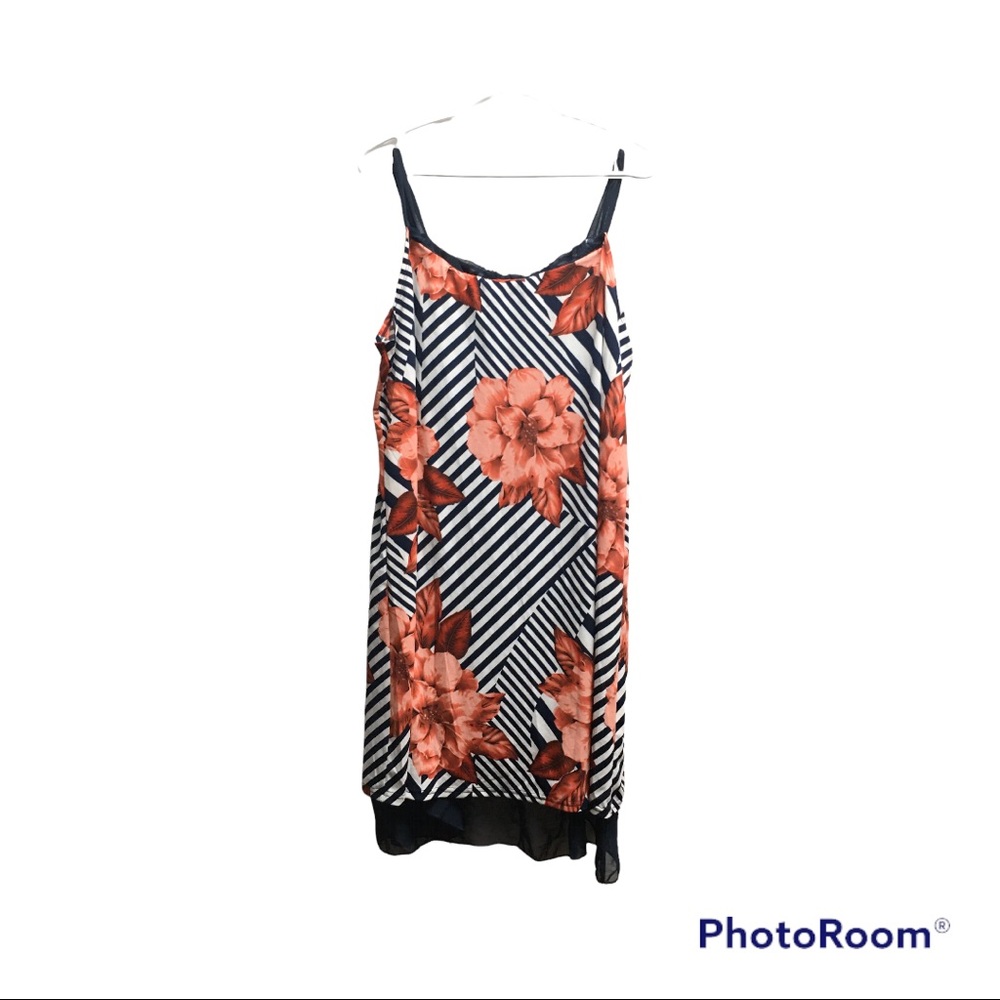 Creation Flower pattern reversible dress (Women)